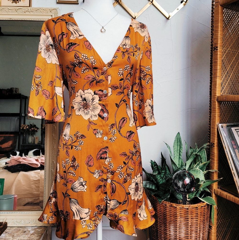 Saltwater Luxe Floral Mini Dress